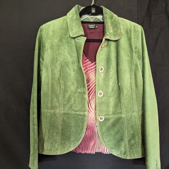 Tribal mulit-colored "tiger stripe" shirt, M (medium) - Picture 4 of 5